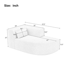 Upholstered Sofa Sofa Couch with Back Pillow for Living Room, Black