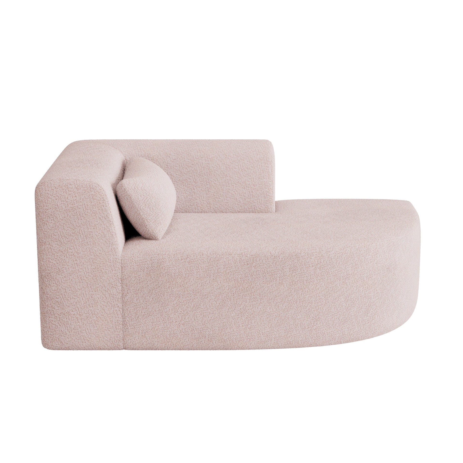 Upholstered Sofa Sofa Couch with Back Pillow for Living Room, Pink