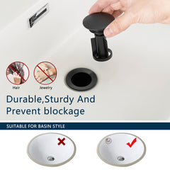 Sink Faucet With Deck Plate Waterfall Black with Pop Up Drain and Supply Lines Bathroom faucets for Sink 1 Hole or 3 Holes One Handle Faucets Vanity Bath Mixer Tap