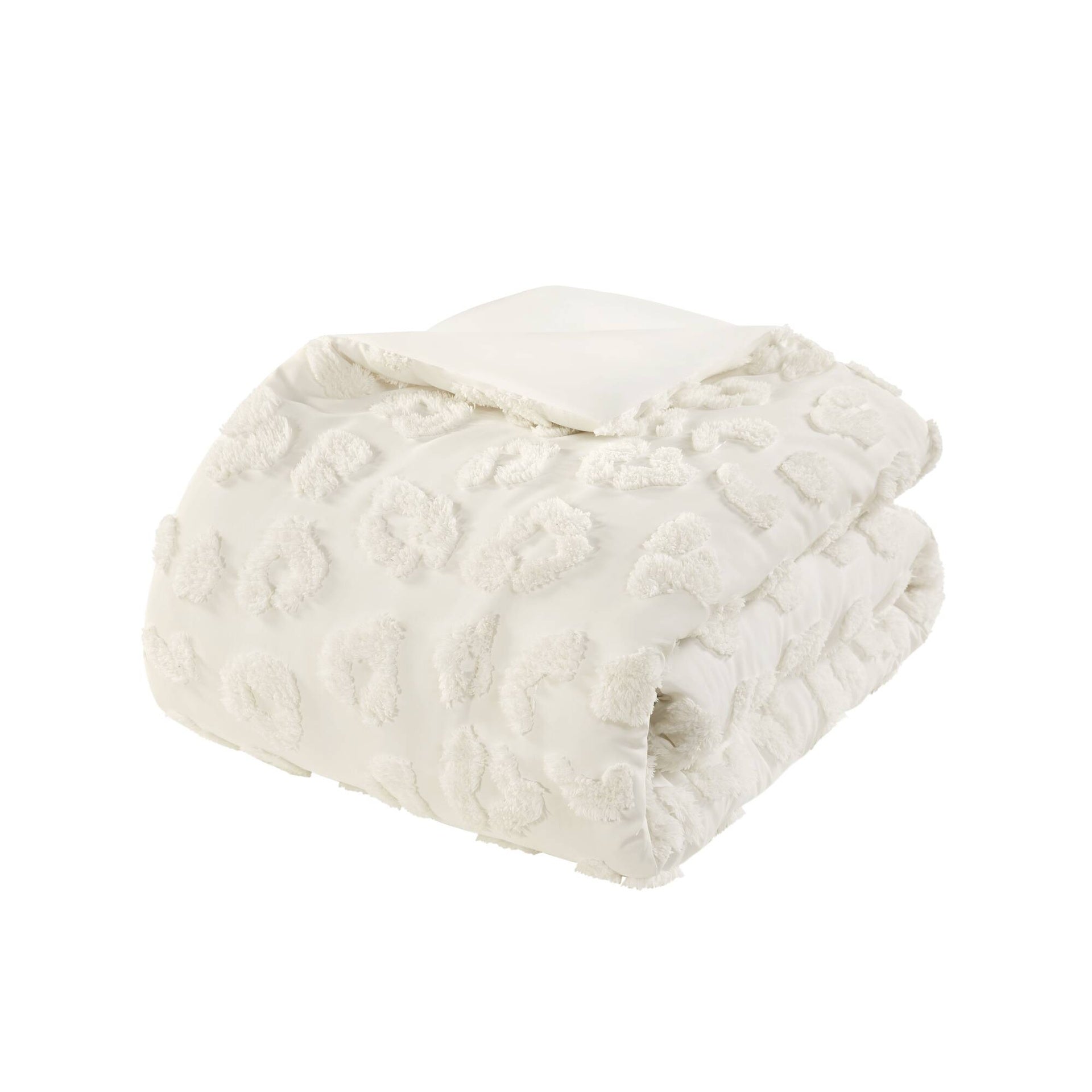 Animal Chenille Comforter Set Full/Queen
