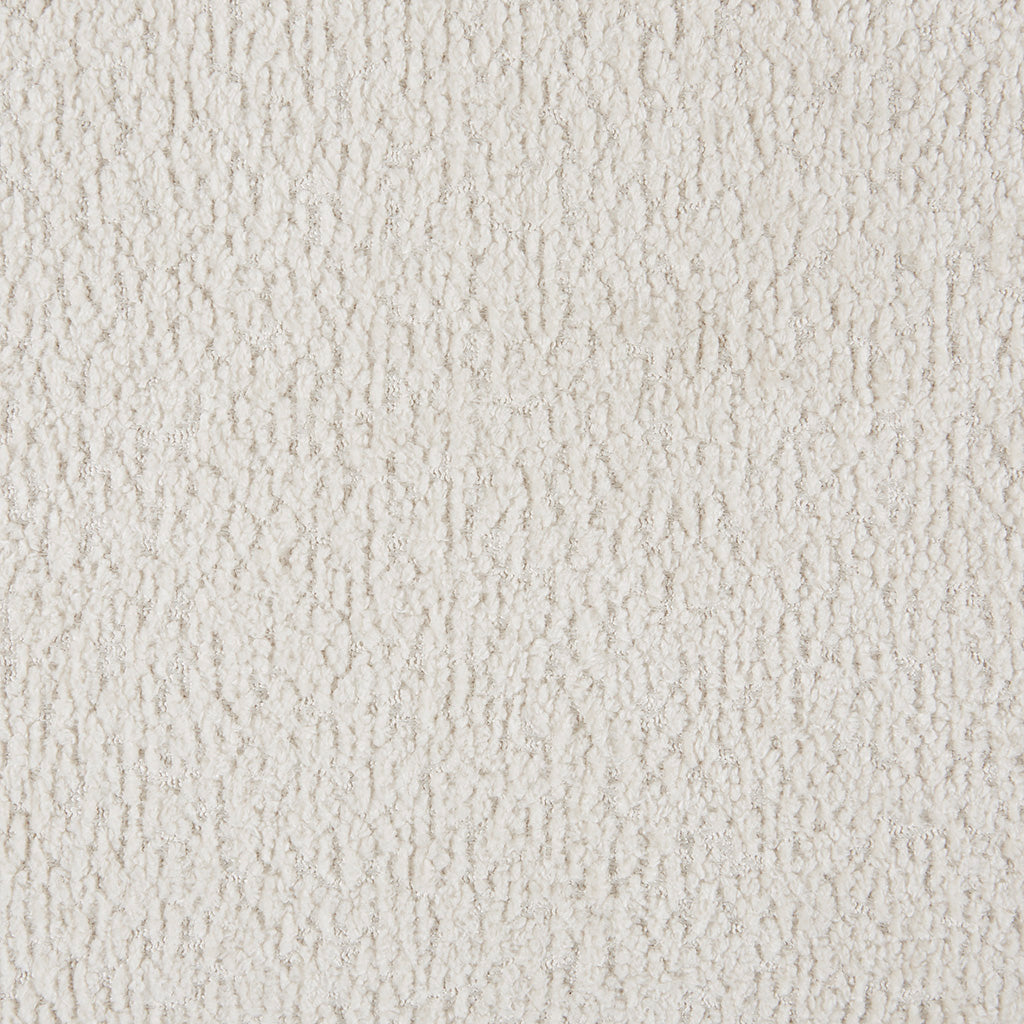 Boucle Waterfall Bench Cream 42"W