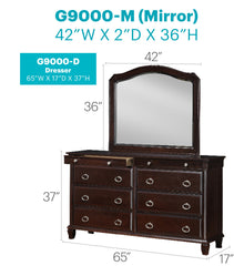 Triton G9000-D Dresser , Cappuccino