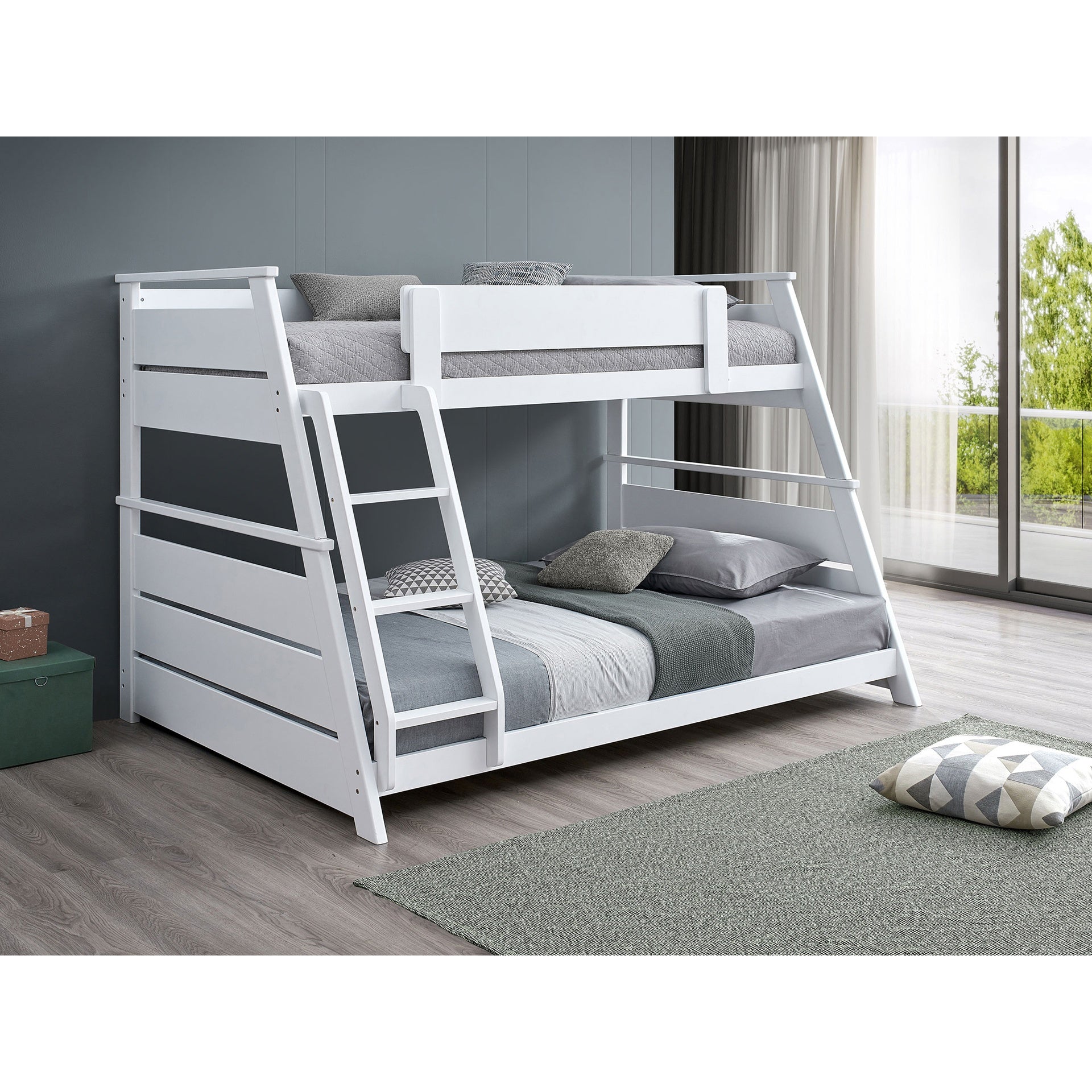 Reeder White Twin Over Full Bunk Bed