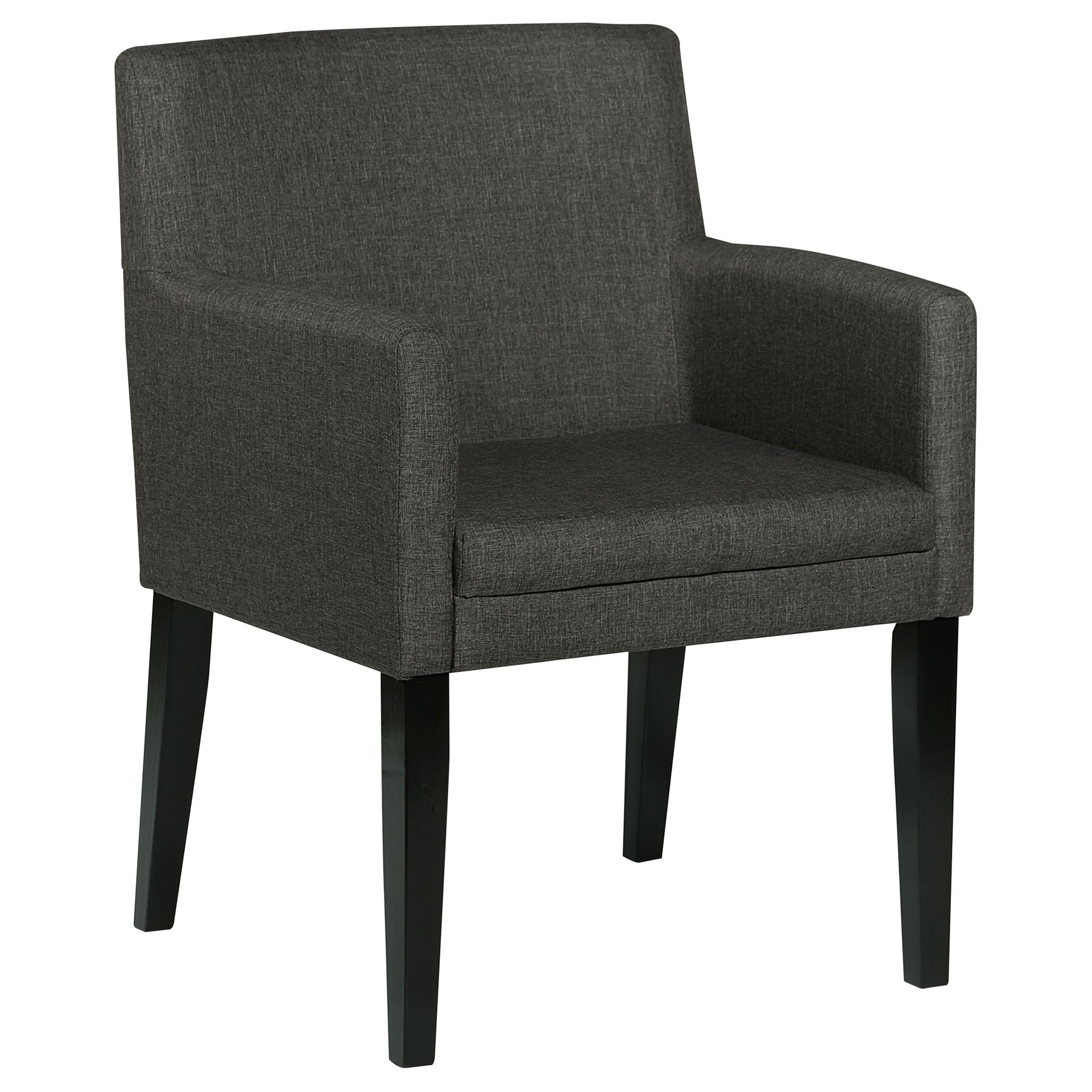 Houston Charcoal Grey and Black 7-piece Dining Set