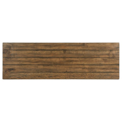 Castleton Distressed Brown Wood Entryway Sofa Console Table