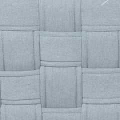 Light Teal Coffee Table with Knitting Texture Base