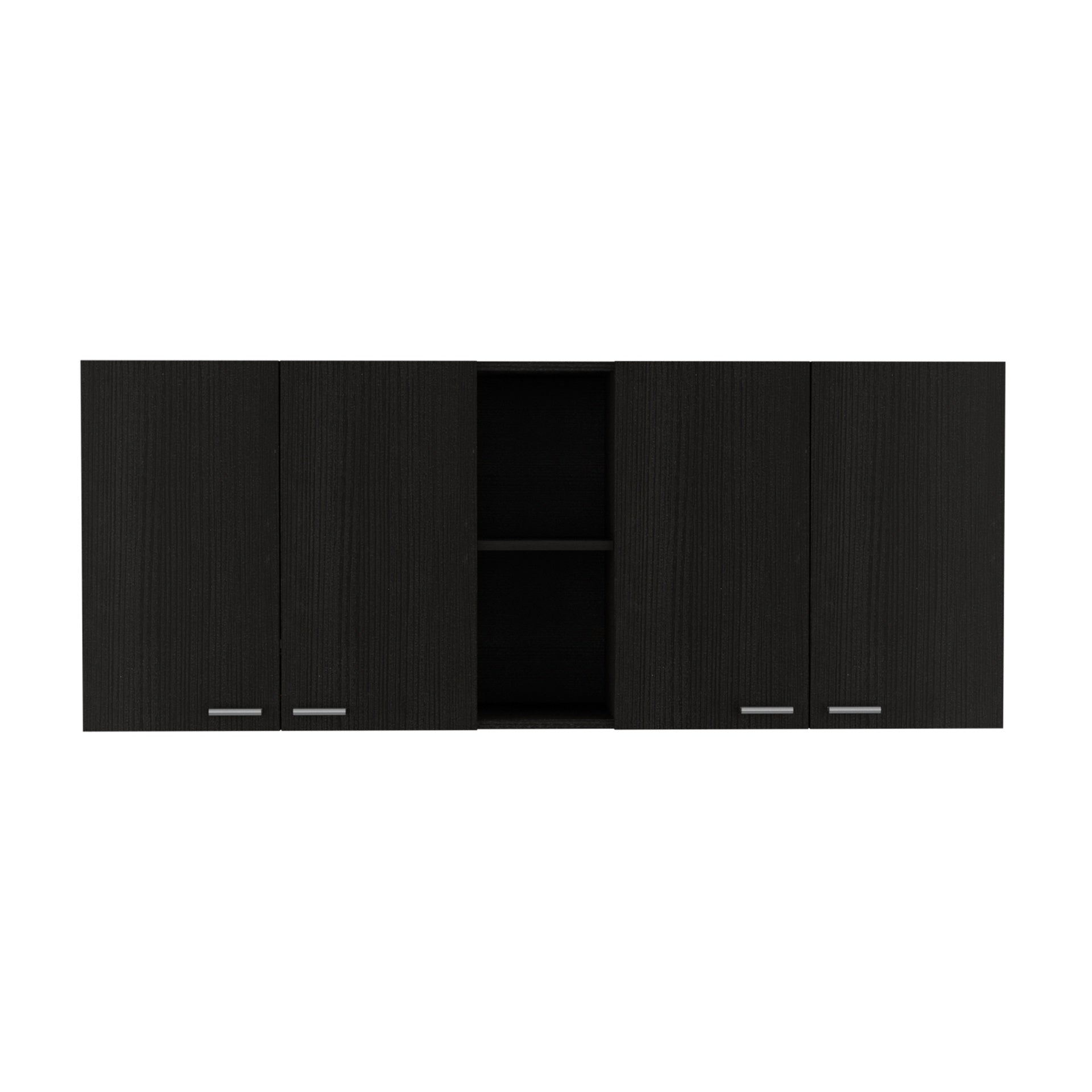 59-inch Four Swing Doors Wall Cabinet Wenge