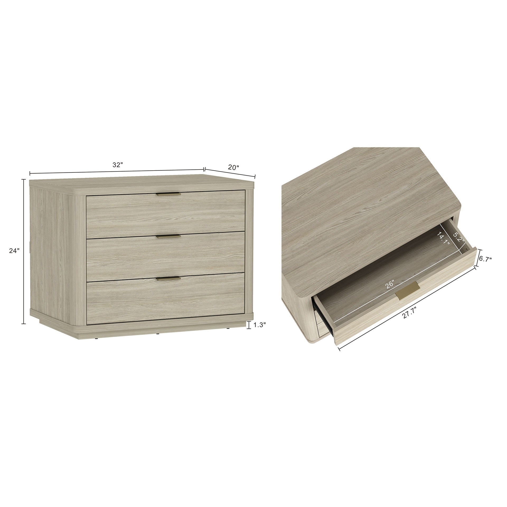 Nightstand in Natural