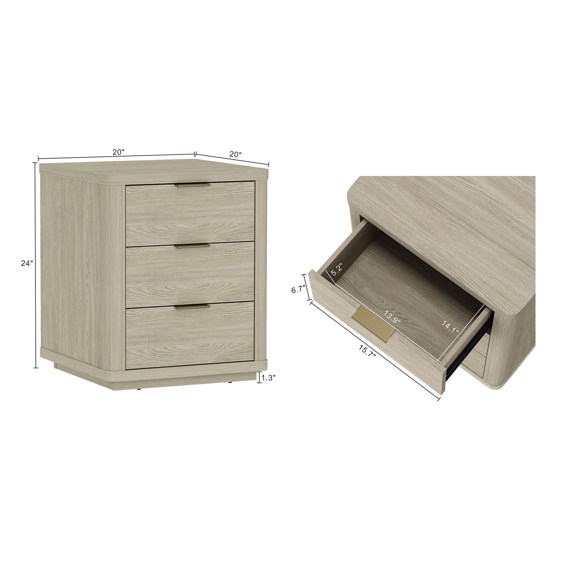 Nightstand in Natural
