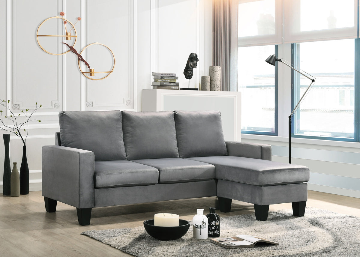 Jessica G0511-SCH Sofa Chaise , GRAY