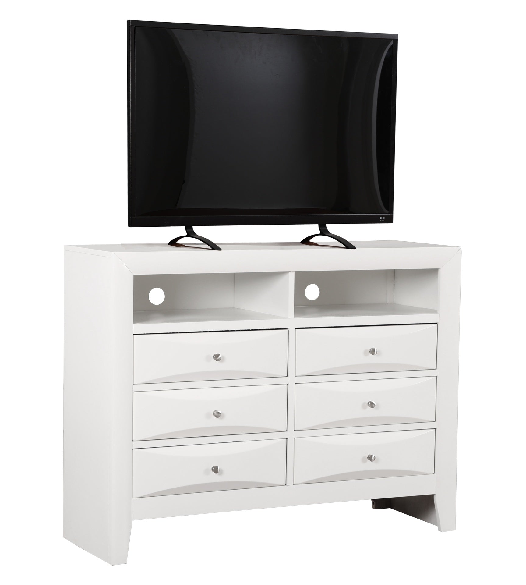 Marilla G1570-TV2 Media Chest , White