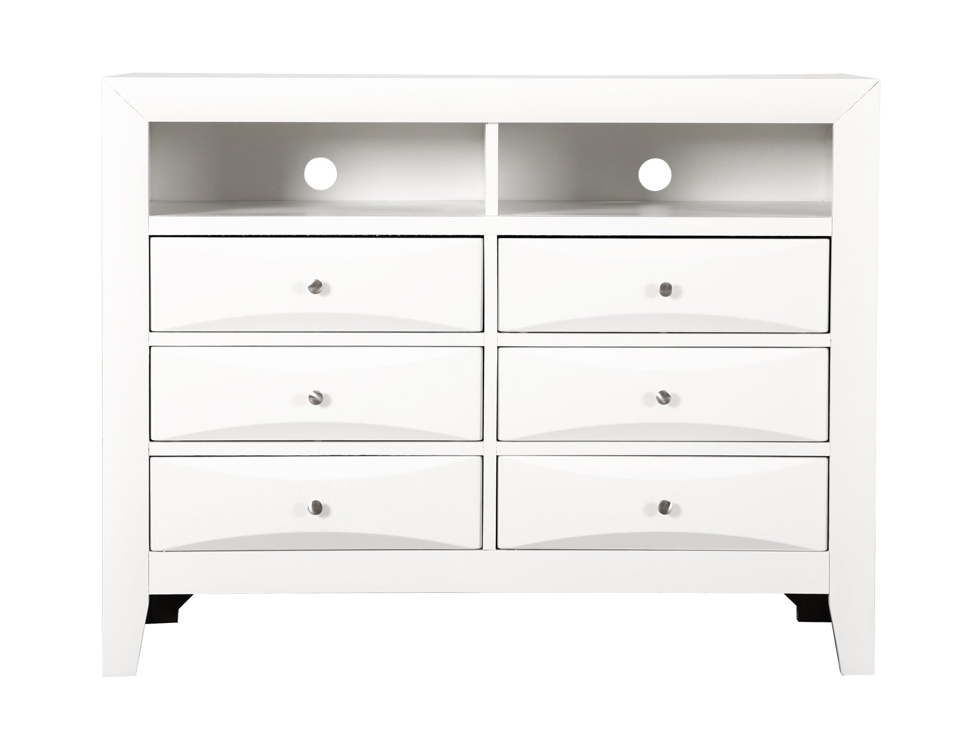 Marilla G1570-TV2 Media Chest , White
