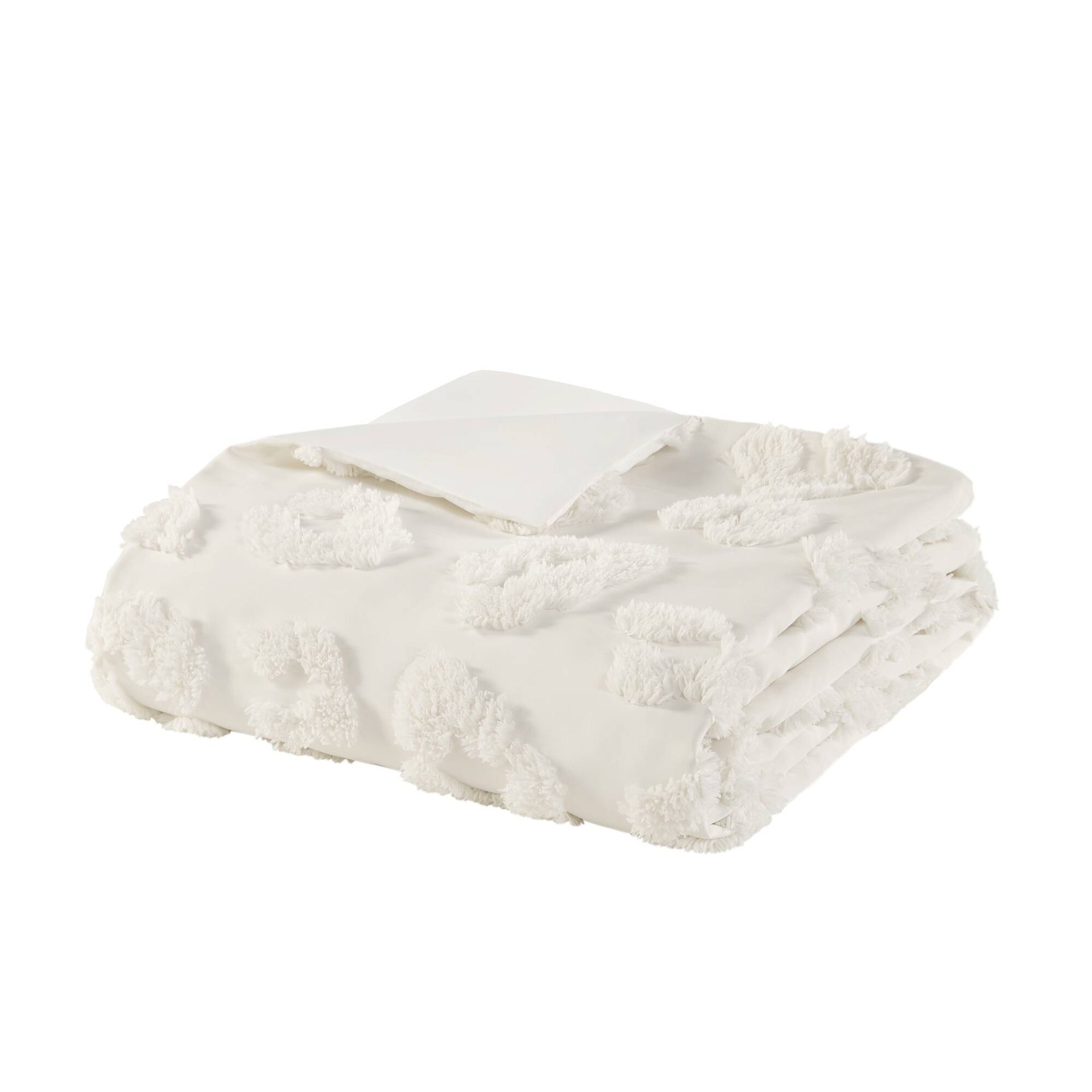 Animal Chenille Duvet Cover Set Full/Queen