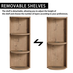 36" Wall-Mounted Bathroom Vanity With Sink and Storage Rack, 2-Soft Close Drawer,00612IMO-05536IMO Combination Cabinet(KD-Packing)