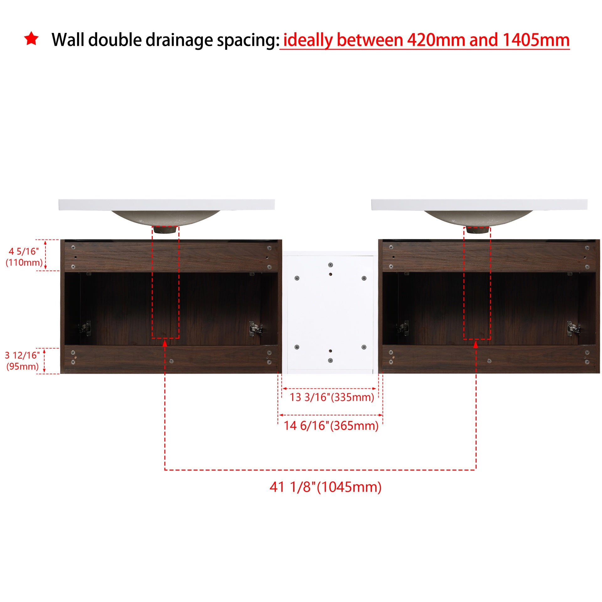 72 Inch Soft Close Doors Bathroom Vanity With Sink, A Small Storage Shelves, 30" and 12" Combination Cabinet,(KD-Packing)
