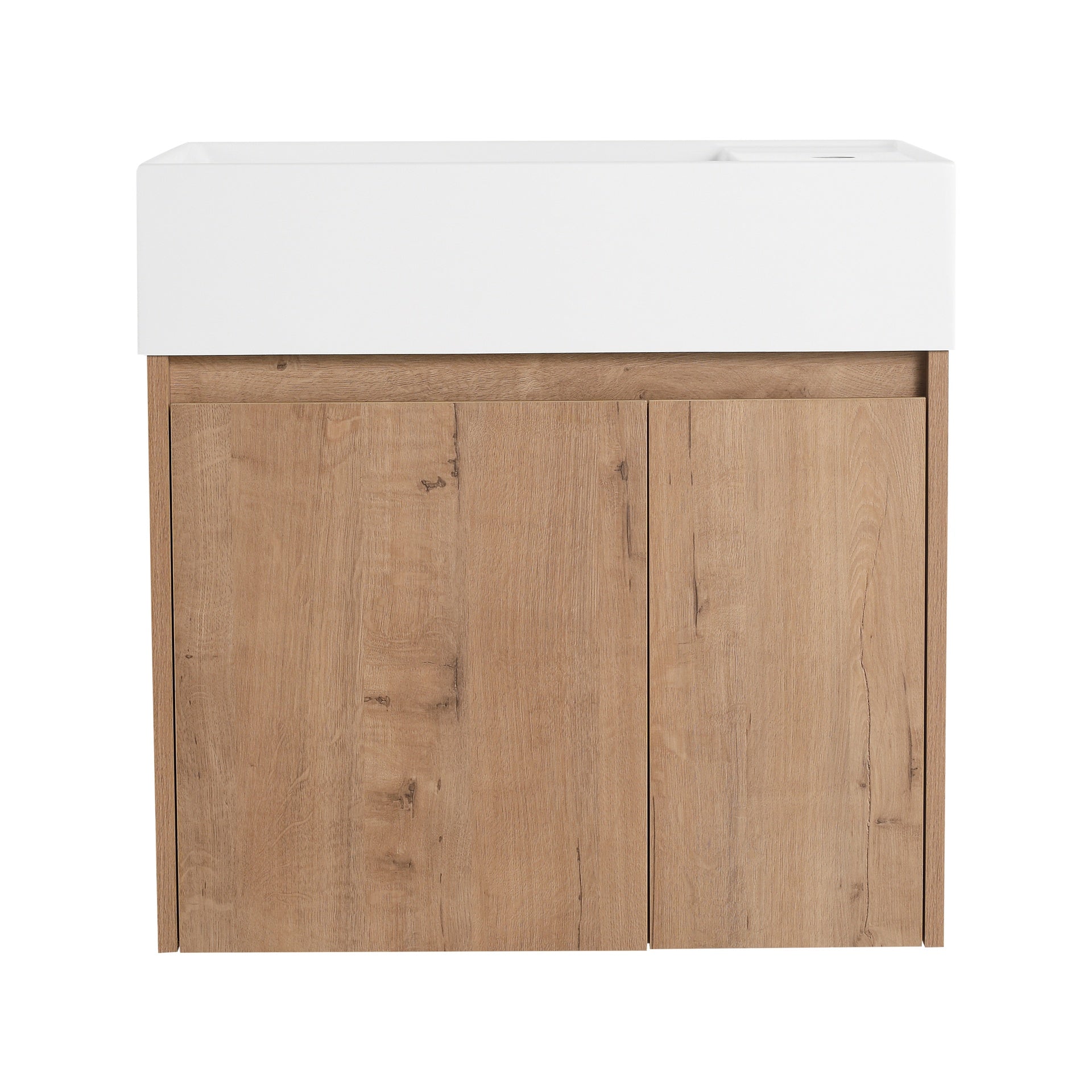 24 Inch Bathroom Cabinet With Sink,Soft Close Doors,Float Mounting Design, For Small Bathroom