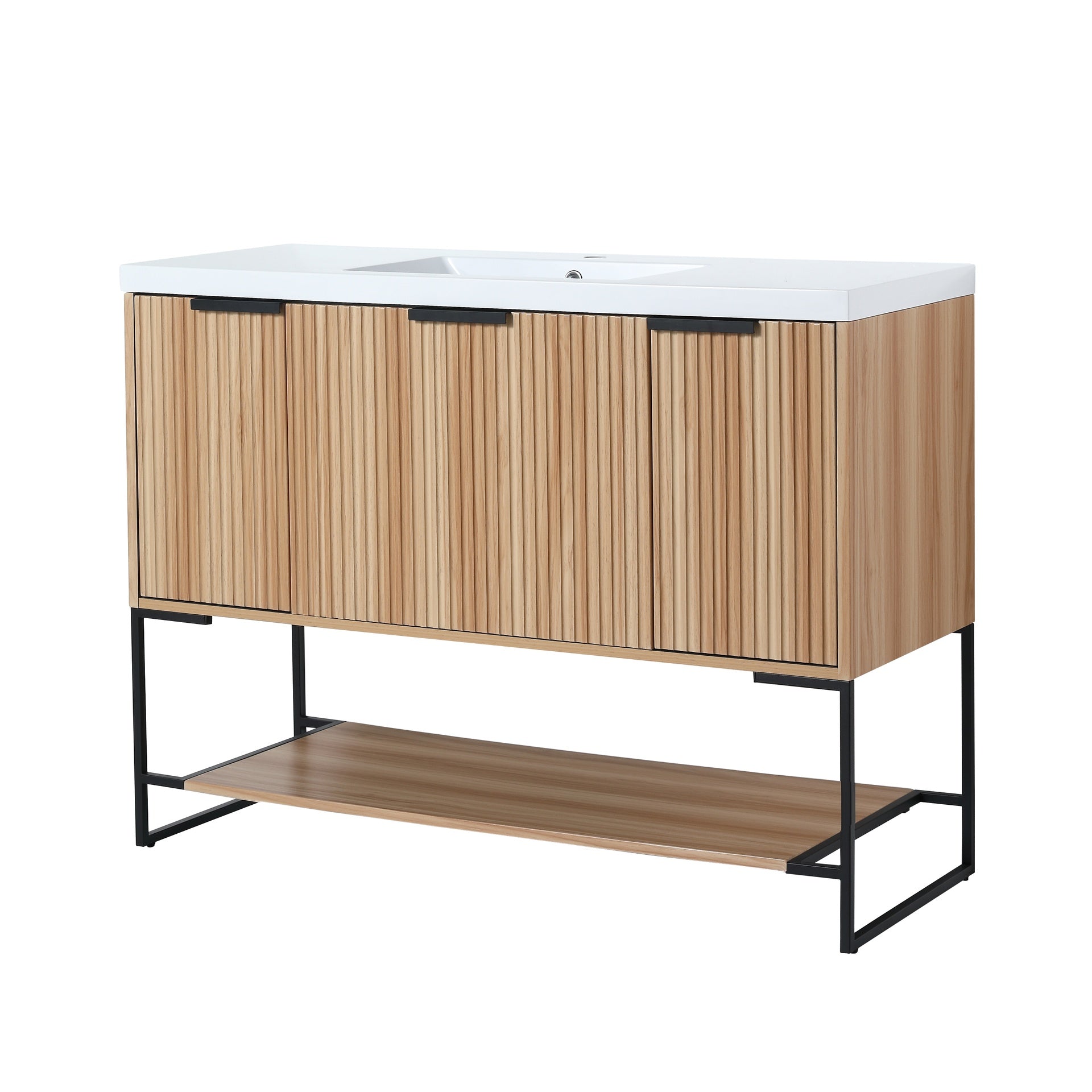 48 Inch Freestanding Bathroom Vanity With Resin Basin,48x18-W99951400