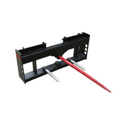 42" Pallet Forks Hay Spear Trailer Hitch for Skid Steer Attachments