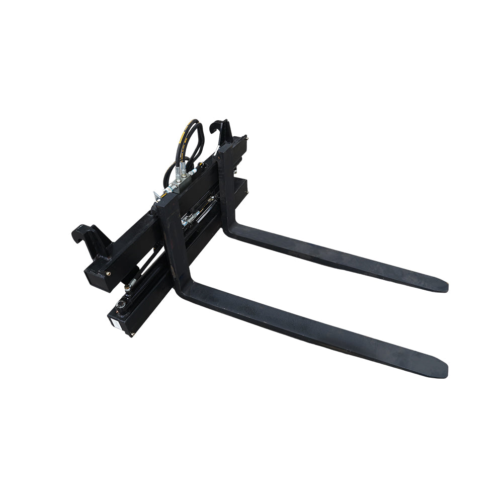 2500kg Hydraulic Pallet Forks Frame with Euro Bracket for Tractor