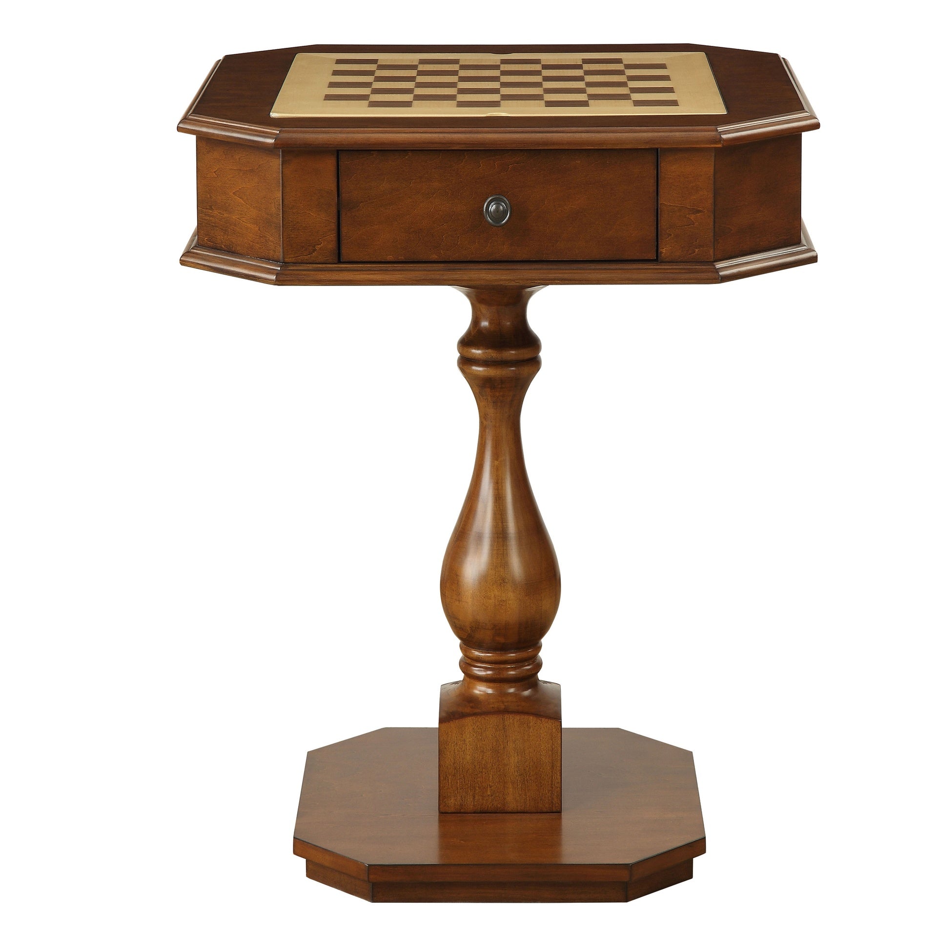 Cherry Game Table with 2 Drawer