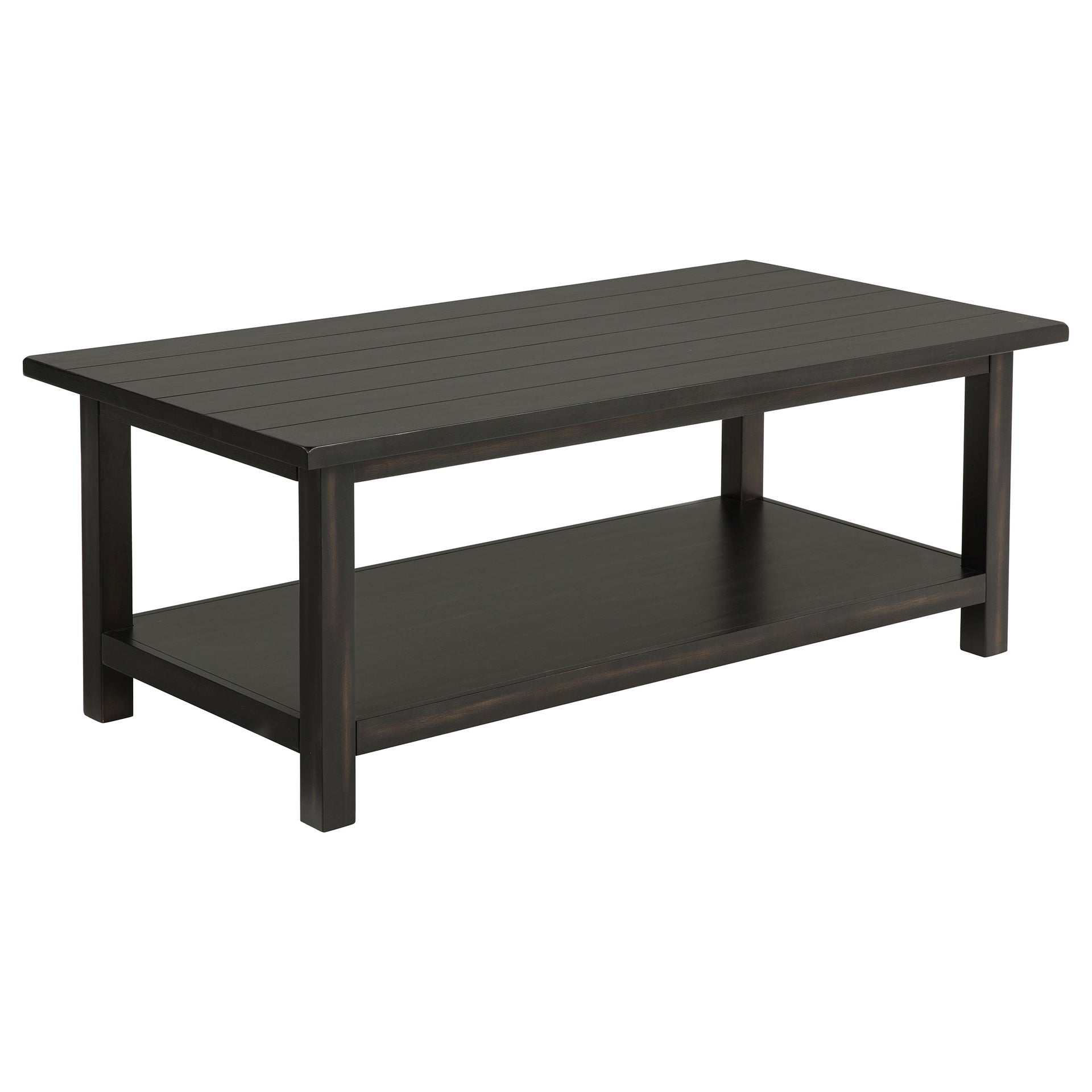 Castleton Distressed Java 3-piece Coffee and End Table Set