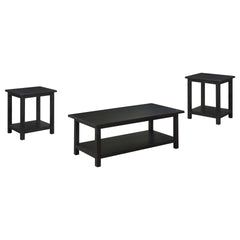 Castleton Distressed Java 3-piece Coffee and End Table Set