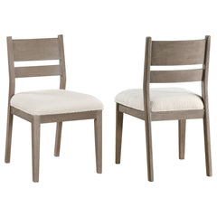 Medders Grey Medders Wood Dining Side Chair (Set of 2)