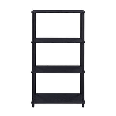 Black Bookshelf with 4 Shelf