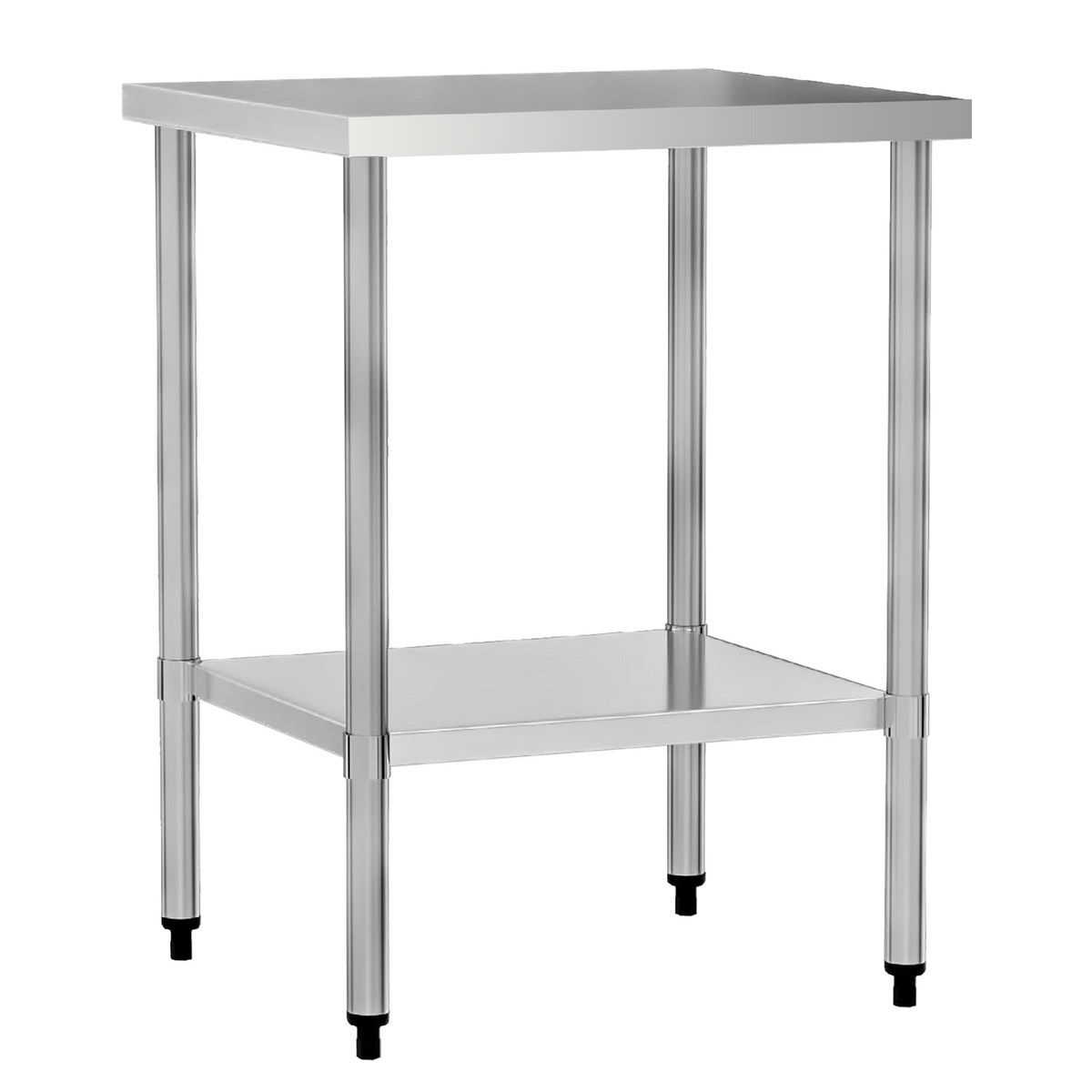 24" x 24" 18-Gauge Stainless Steel Commercial Work Table
