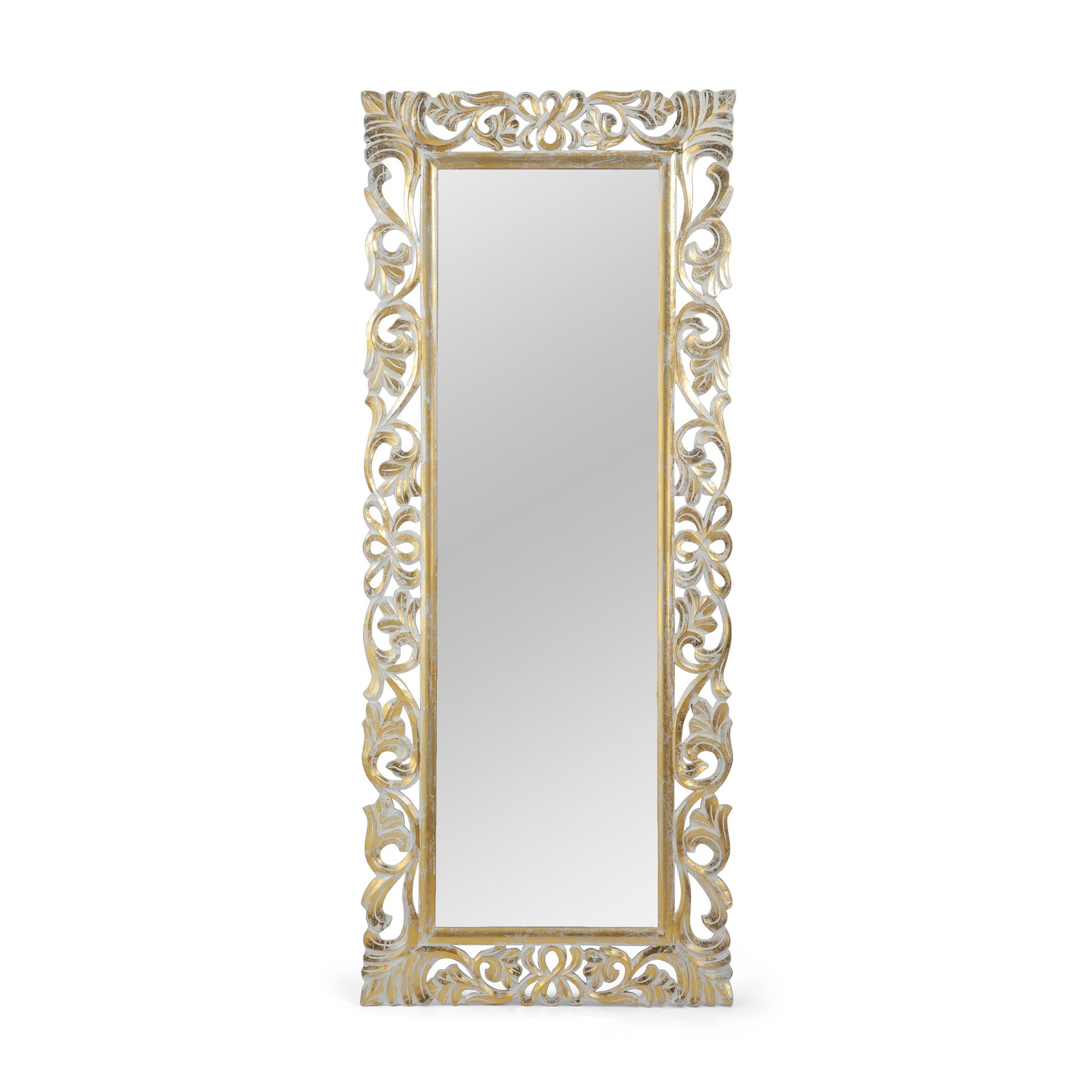 RECTANGLE CARVED MIRROR