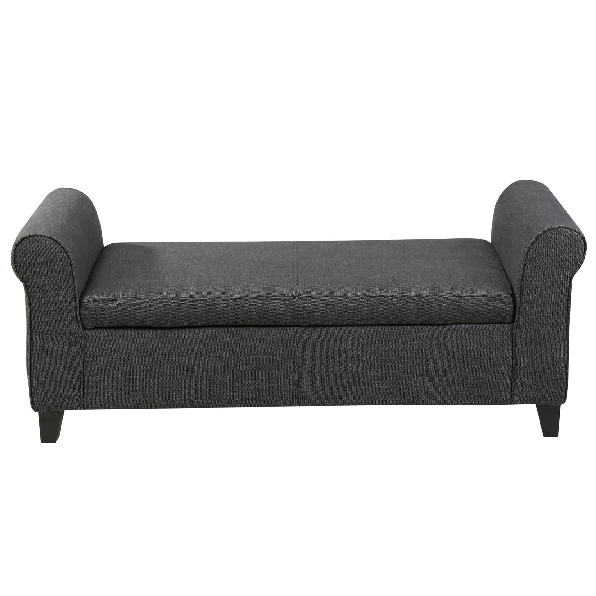 HAYES ARMED STORAGE BENCH