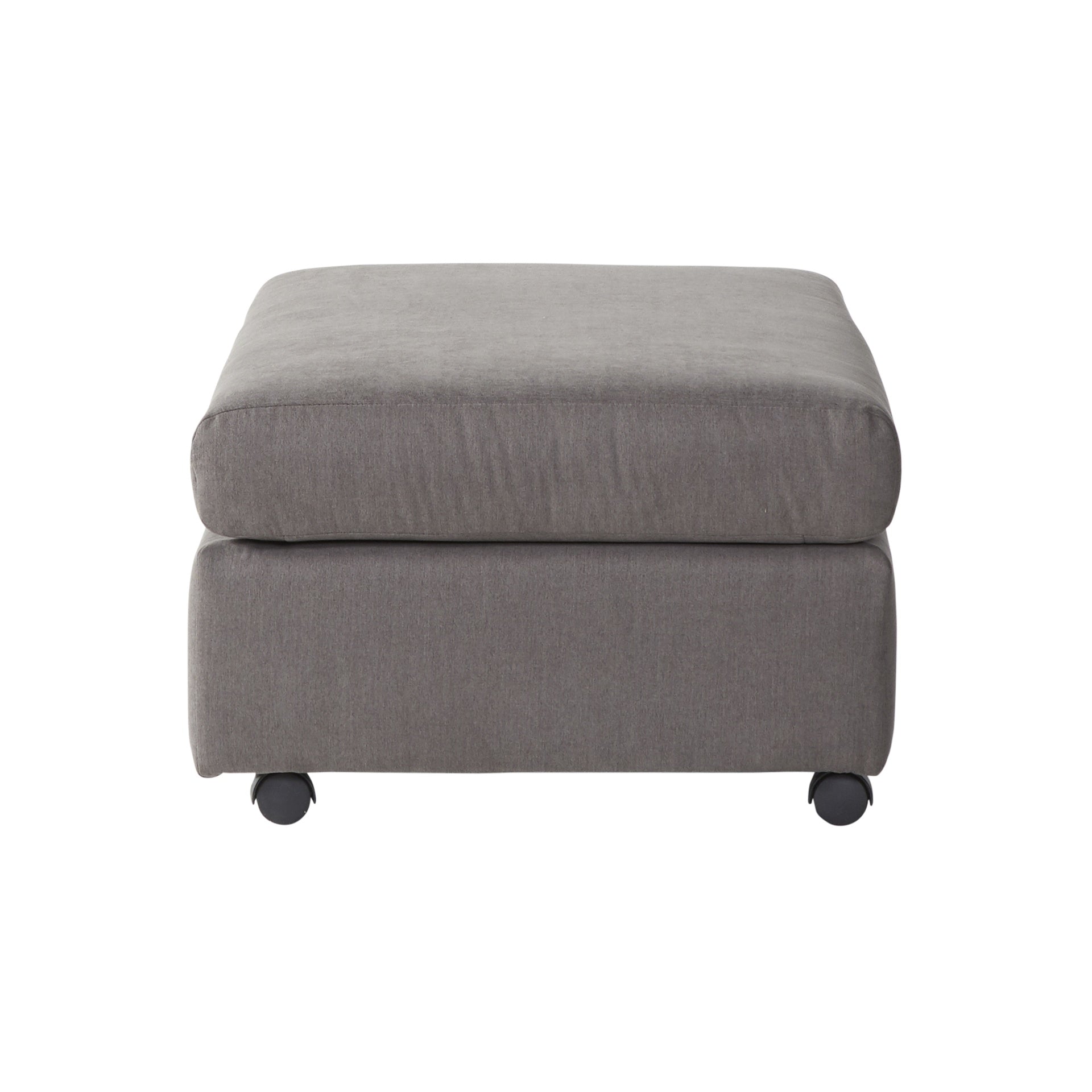 Enda Oversized Living Room Pillow Back Cuddler Arm Chair with Ottoman