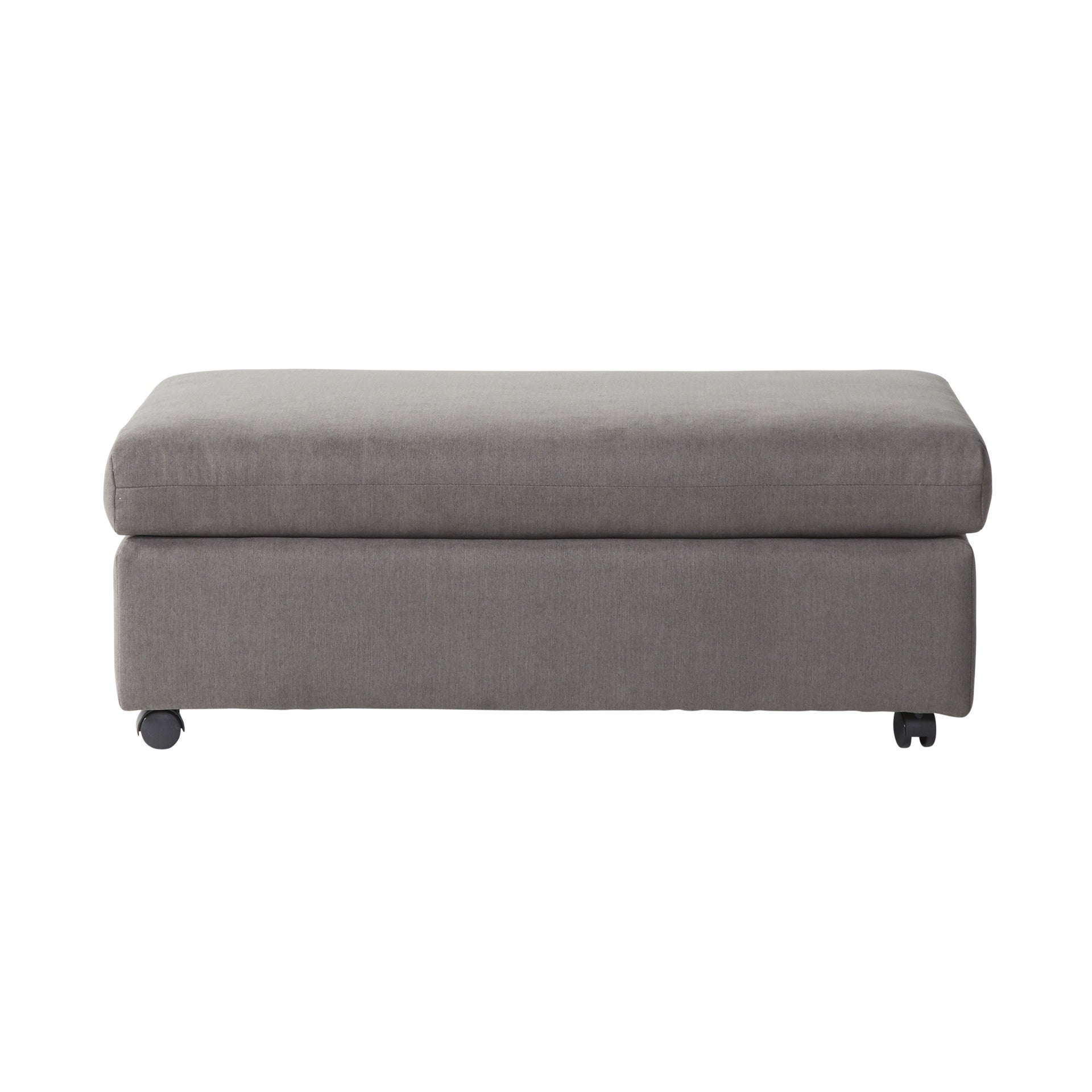 Enda Oversized Living Room Pillow Back Cuddler Arm Chair with Ottoman
