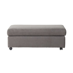 Enda Oversized Living Room Pillow Back Cuddler Arm Chair with Ottoman