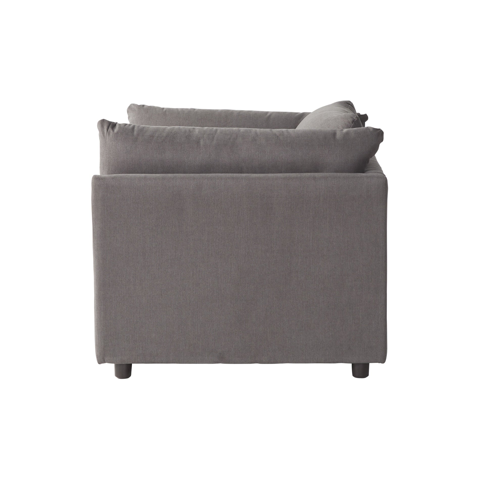 Enda Oversized Living Room Pillow Back Cuddler Arm Chair