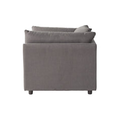 Enda Oversized Living Room Pillow Back Cuddler Arm Chair