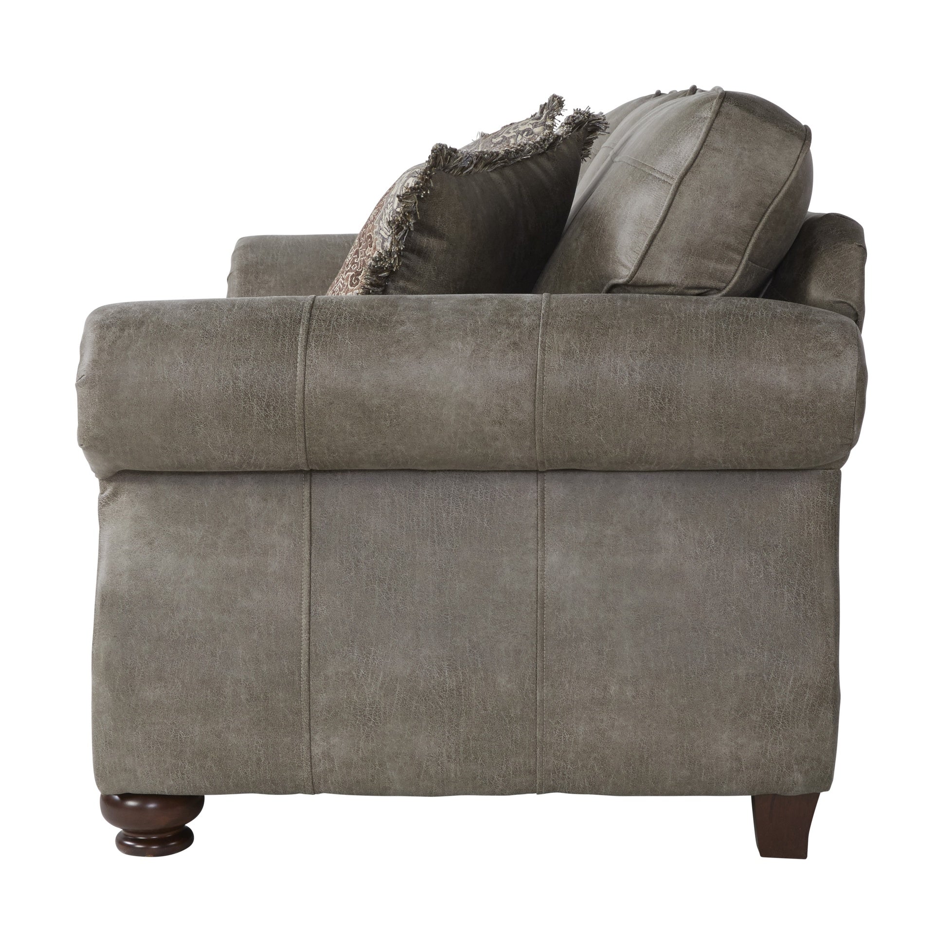 Leinster Faux Leather Upholstered Nailhead Loveseat