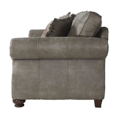 Leinster Faux Leather Upholstered Nailhead Loveseat