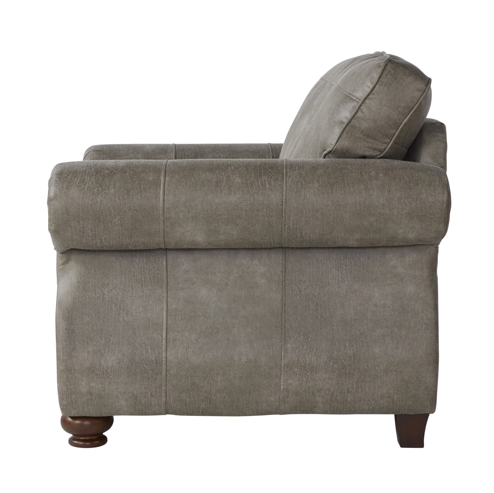 Leinster Faux Leather Upholstered Nailhead Chair