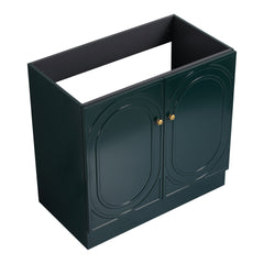 36" Freestanding Bathroom Vanity  & 2 Soft-Close Cabinet Doors (KD-Packing)-Excluding Sink