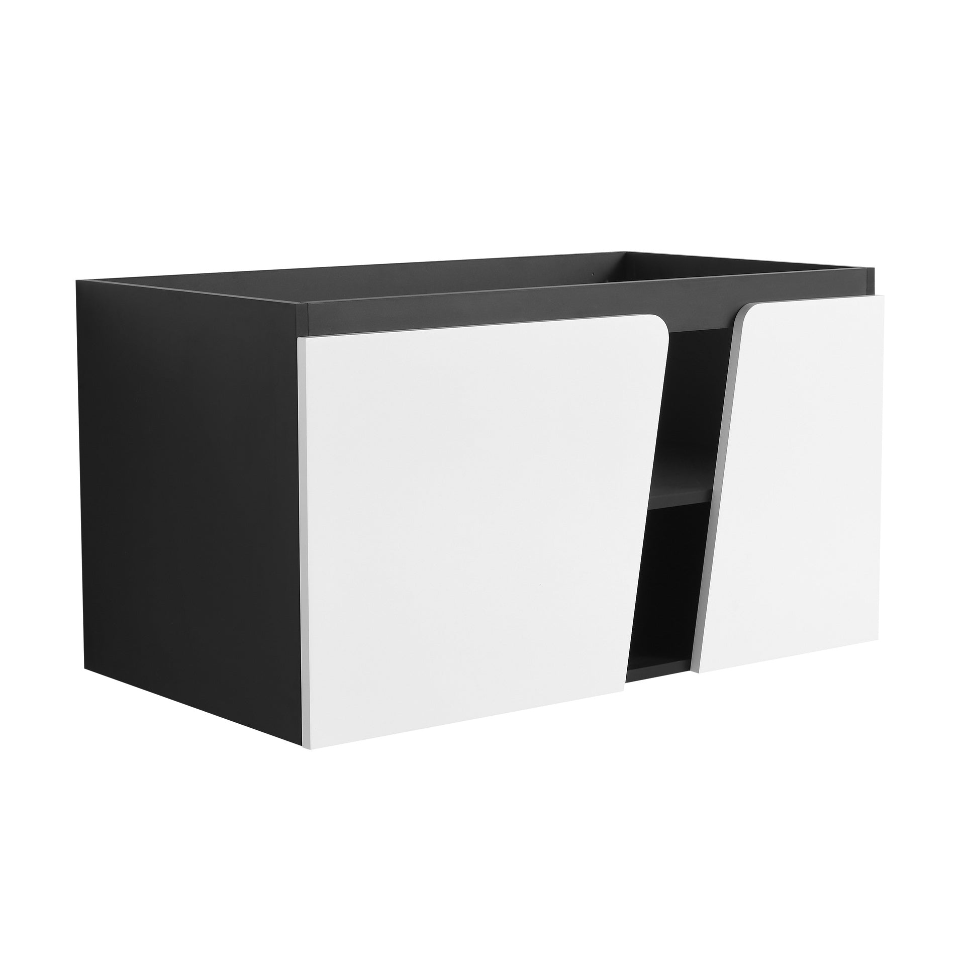 36'' Floating Wall-Mounted Bathroom Vanity  & Soft-Close Cabinet Door(Only Vanity ,without Basin)