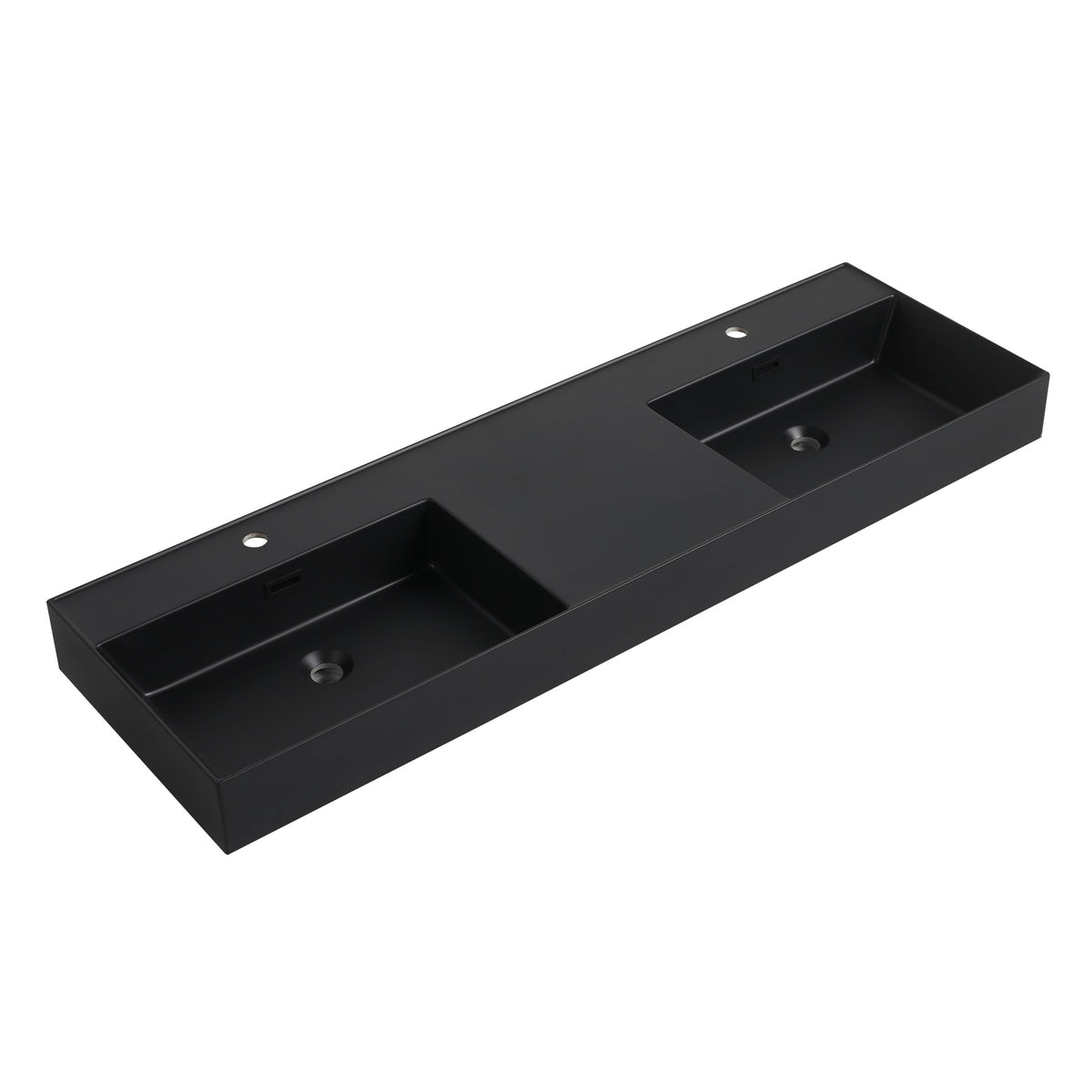 60 Inch Bathroom Resin Sink(GR B60120DBKMO)