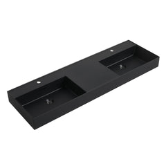 60 Inch Bathroom Resin Sink(GR B60120DBKMO)