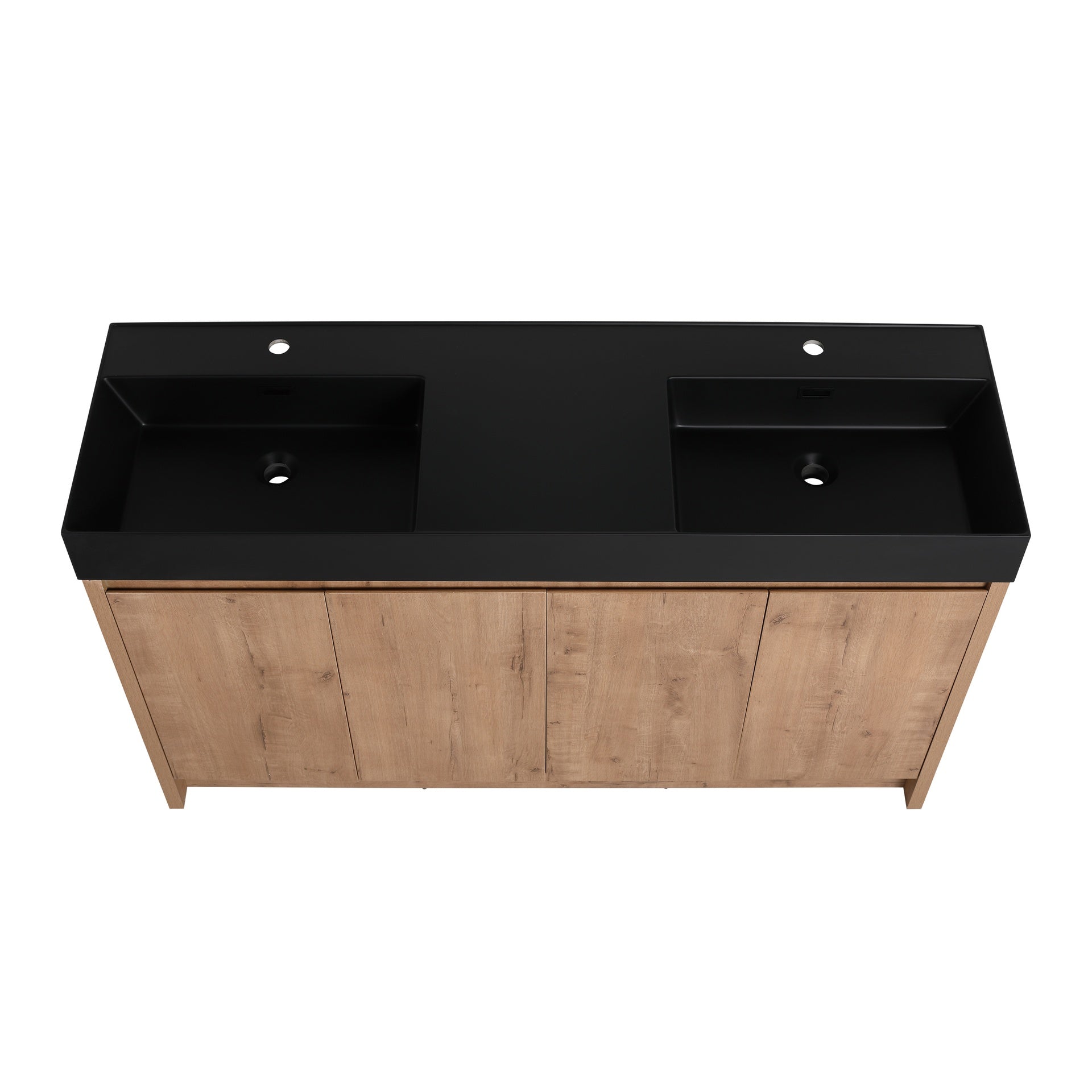 60 Inch Bathroom Resin Sink(GR B60120DBKMO)