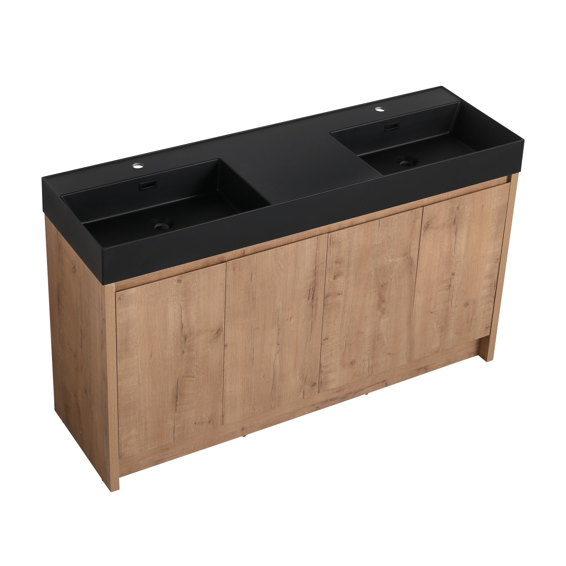 60 Inch Bathroom Resin Sink(GR B60120DBKMO)