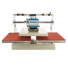 20 x 28 pneumatic up sliding dual platen heat press machine with infrared positioning
