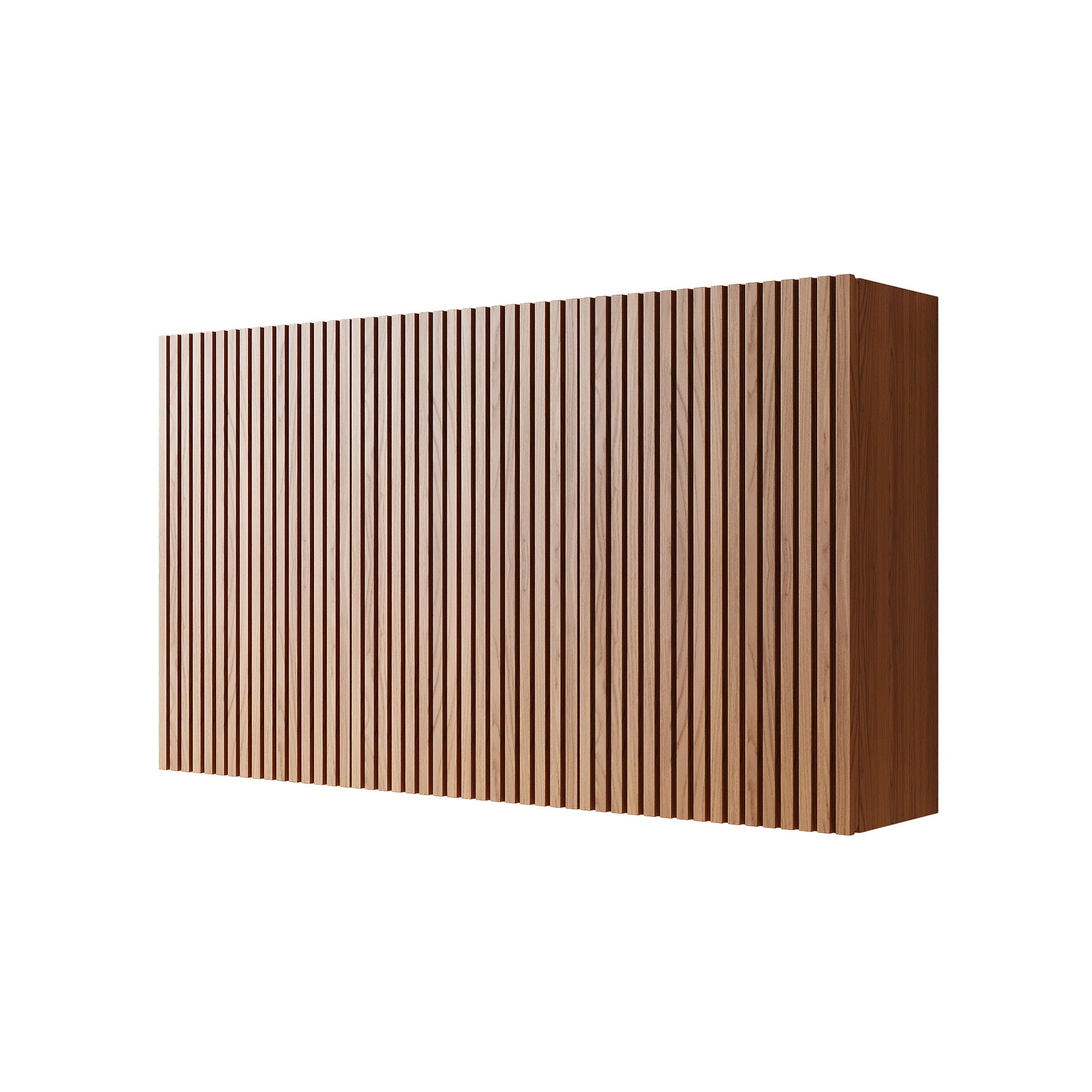 MITCH 41" Bathroom Wall Mounted Cabinet, Composed of 3 Cabinets with Doors, Can be Used in Combination or Individually, Suitable for Bathroom, Living Room, and Laundry, Brown Oak Woodgrain Color
