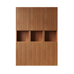 MITCH 41" Bathroom Wall Mounted Cabinet, Composed of 6 Cabinets with Doors, Can be Used in Combination or Individually, Suitable for Bathroom, Living Room, and Laundry, Brown Oak Woodgrain Color