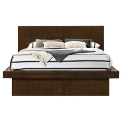 Tokyo Cappuccino 5-piece Platform Bedroom Set with 2 Nightstands