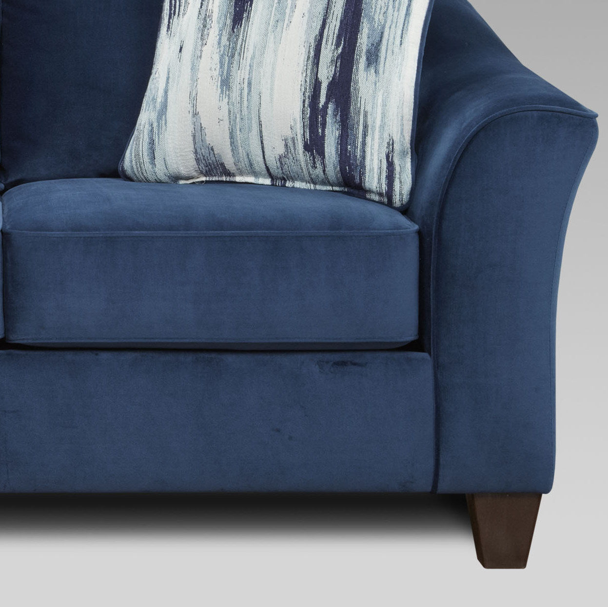 Camero Fabric Pillowback Loveseat